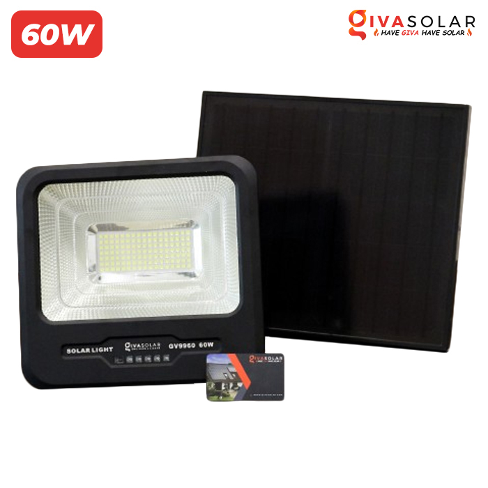 Đèn pha Led năng lượng mặt trời 60W GV9960