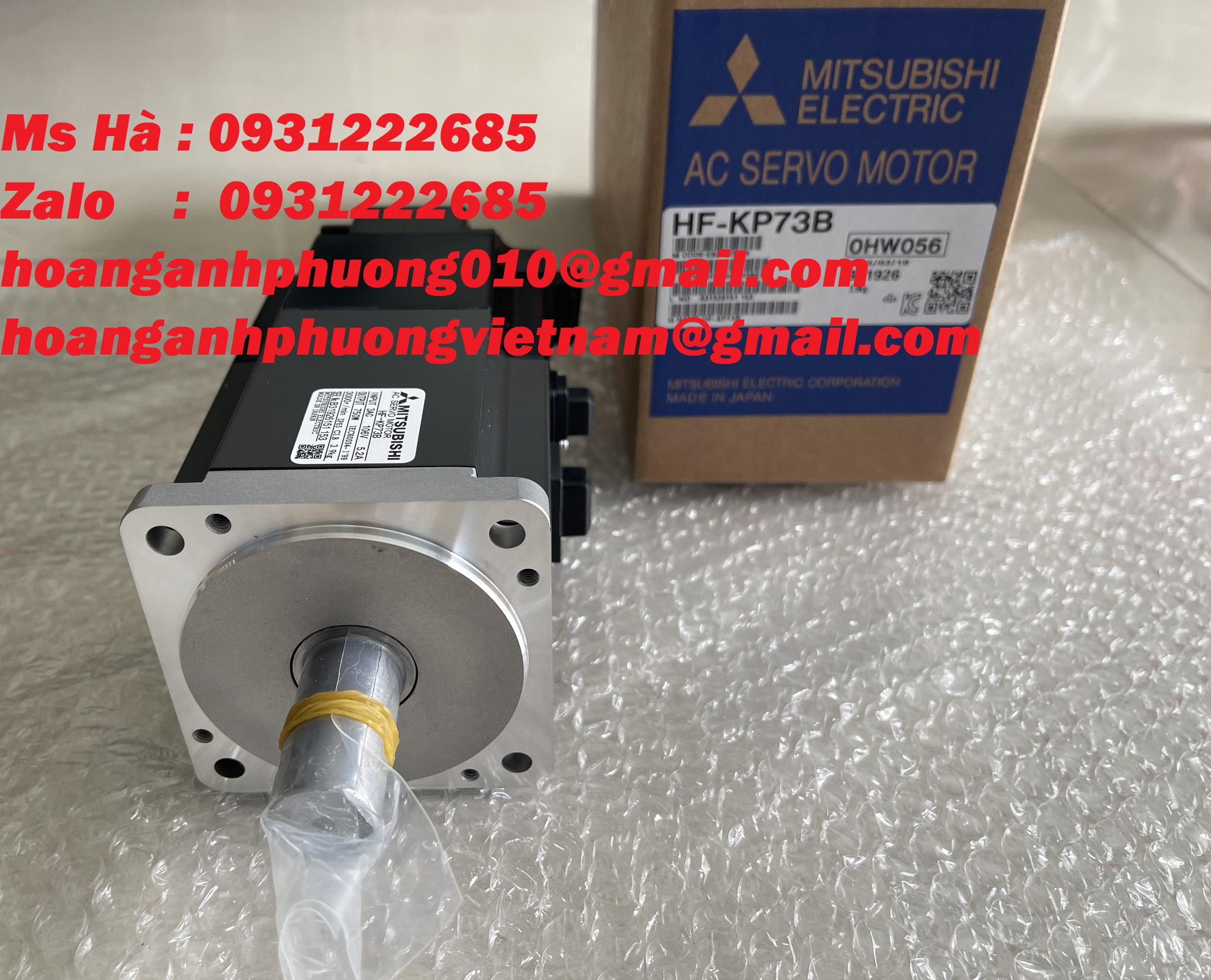 Servo nhập | bh 12 tháng | HF series | mitsubishi HF-KP73B