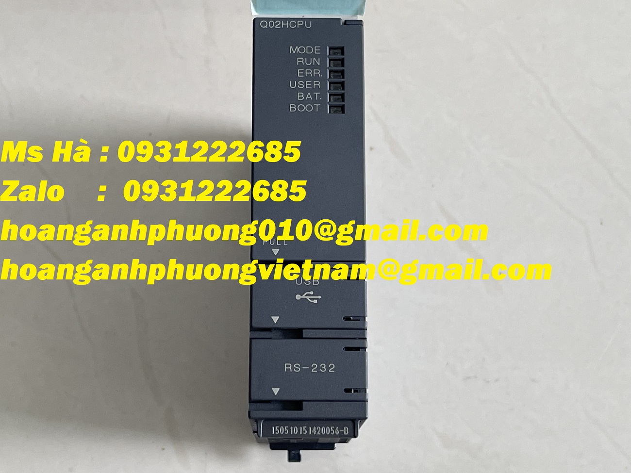 PLC hàng chính hãng mitsubishi Q02HCPU - Toàn quốc