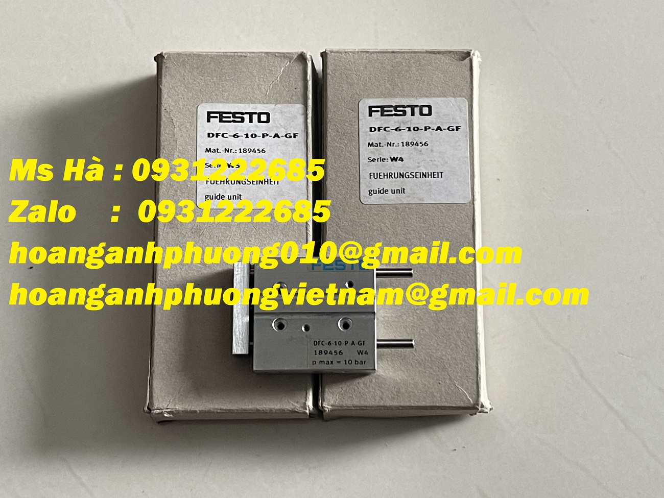 Festo - Phân phối toàn quốc - Xy lanh mini DFC-6-10-P-A-GF