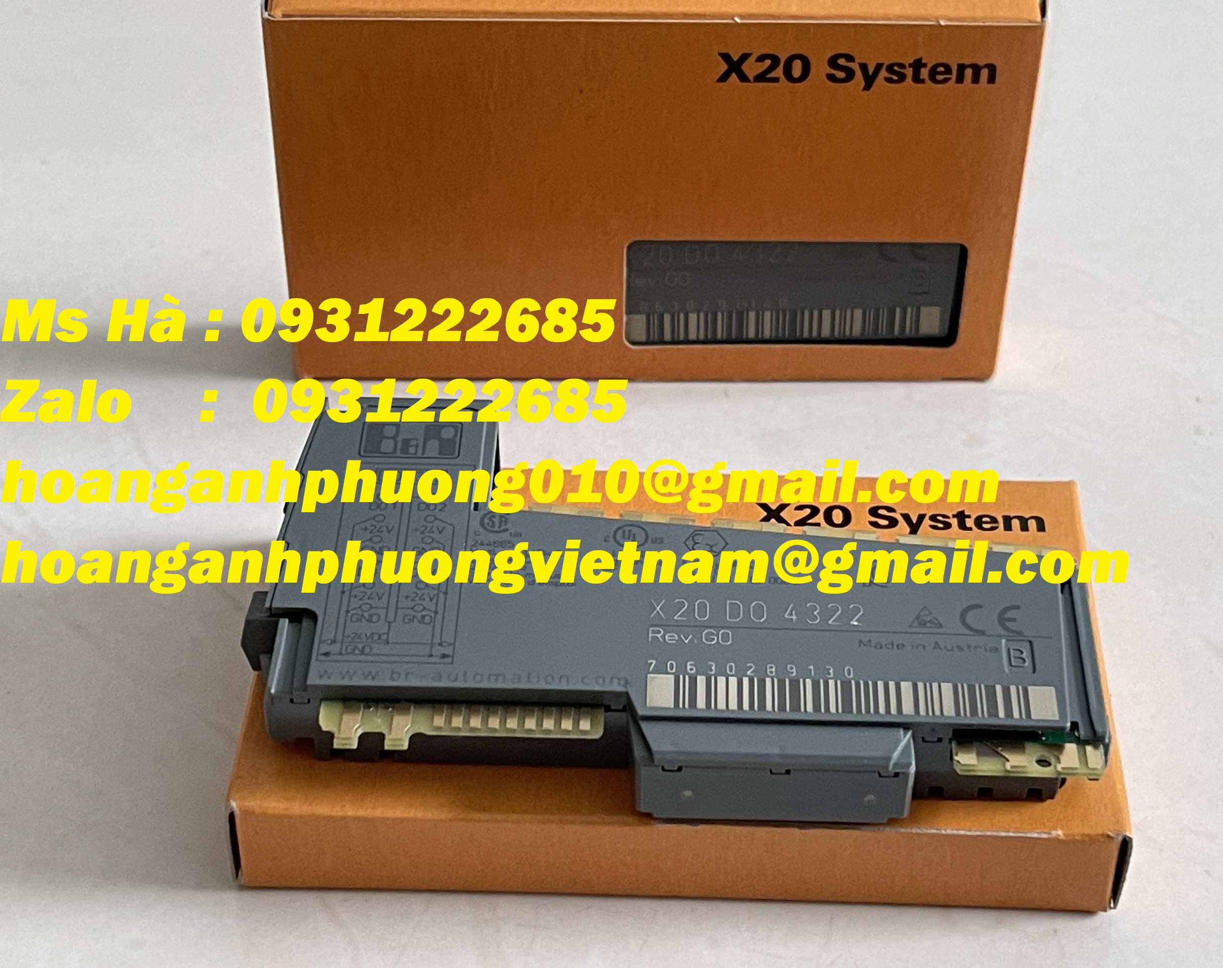 Module X20DO4322 B&R - chuyên điện tự động hóa