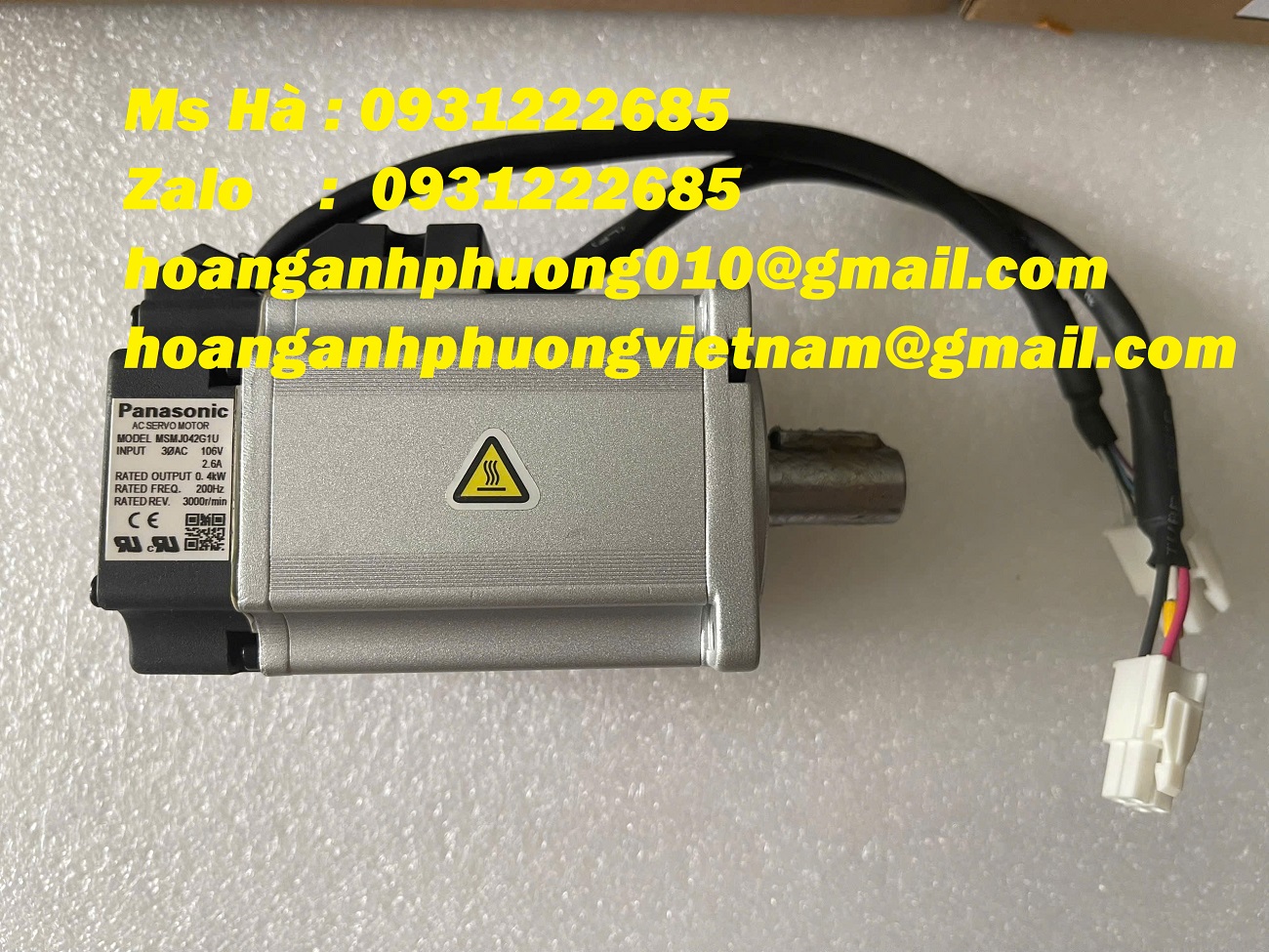 Nhà cung cấp tại Bình Dương - bán servo MSMJ042G1U Panasonic