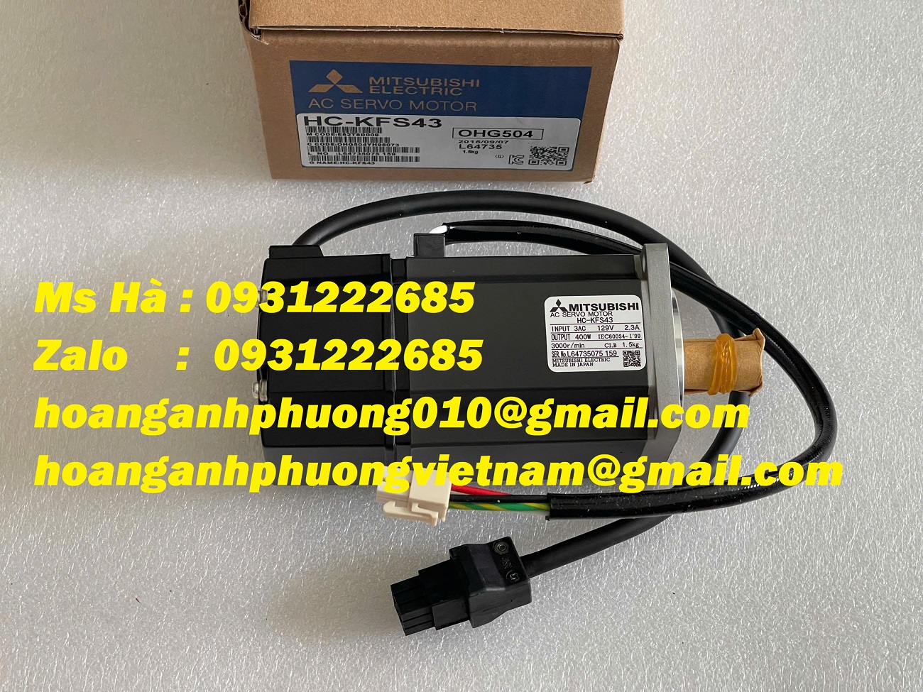 Bán toàn quốc - Servo HC-KFS43 mitsubishi - giá luôn tốt