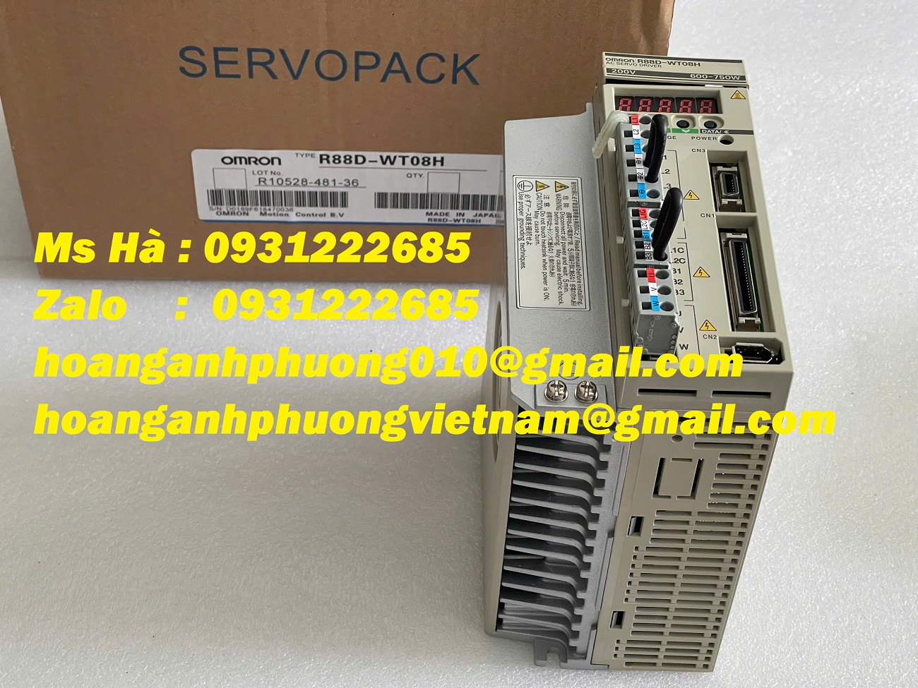 Driver hàng new 100% R88D-WT08H Omron - ưu đãi hiện nay