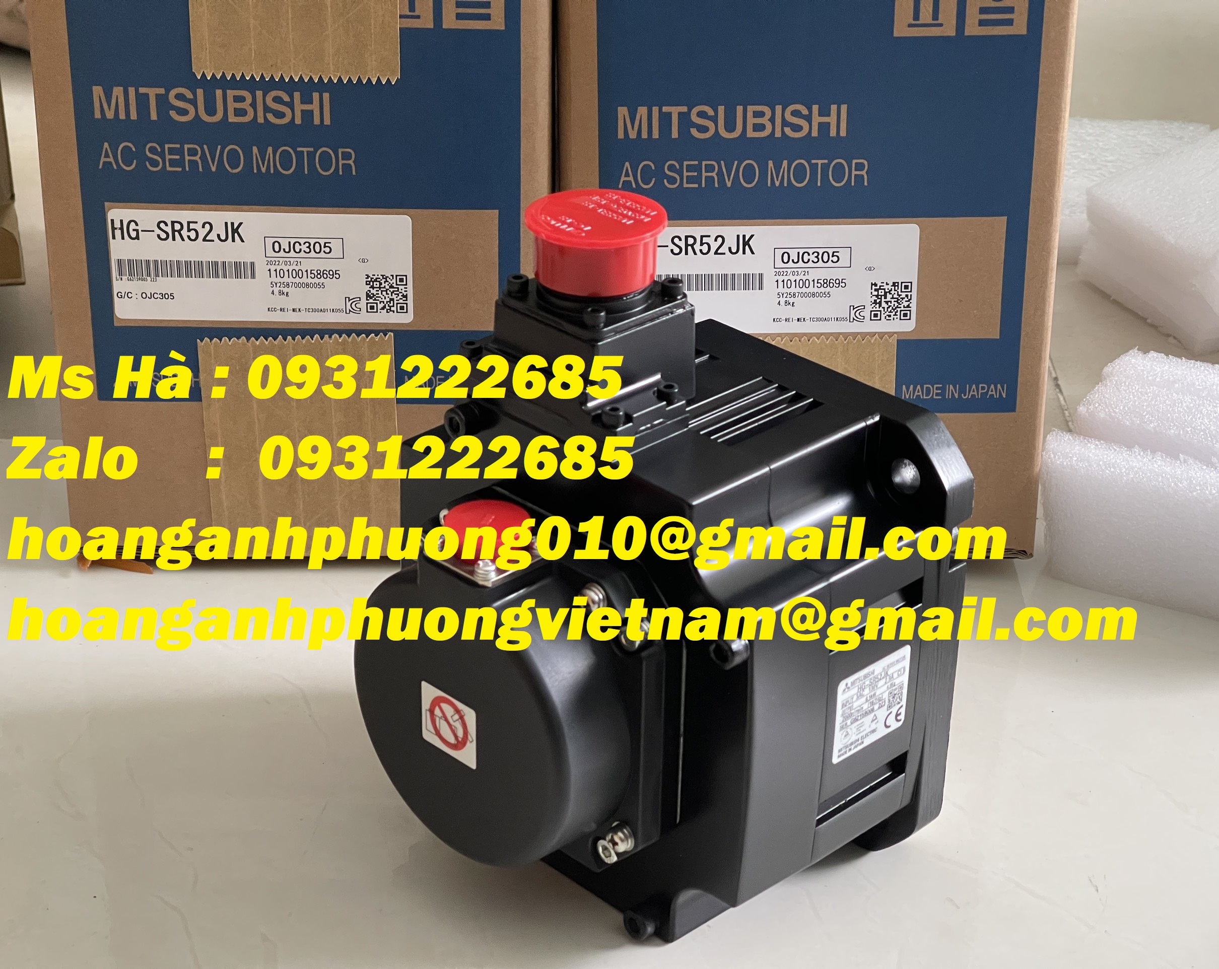 Mitsubishi HG-SR52JK dòng động cơ 0.5kW - chính hãng