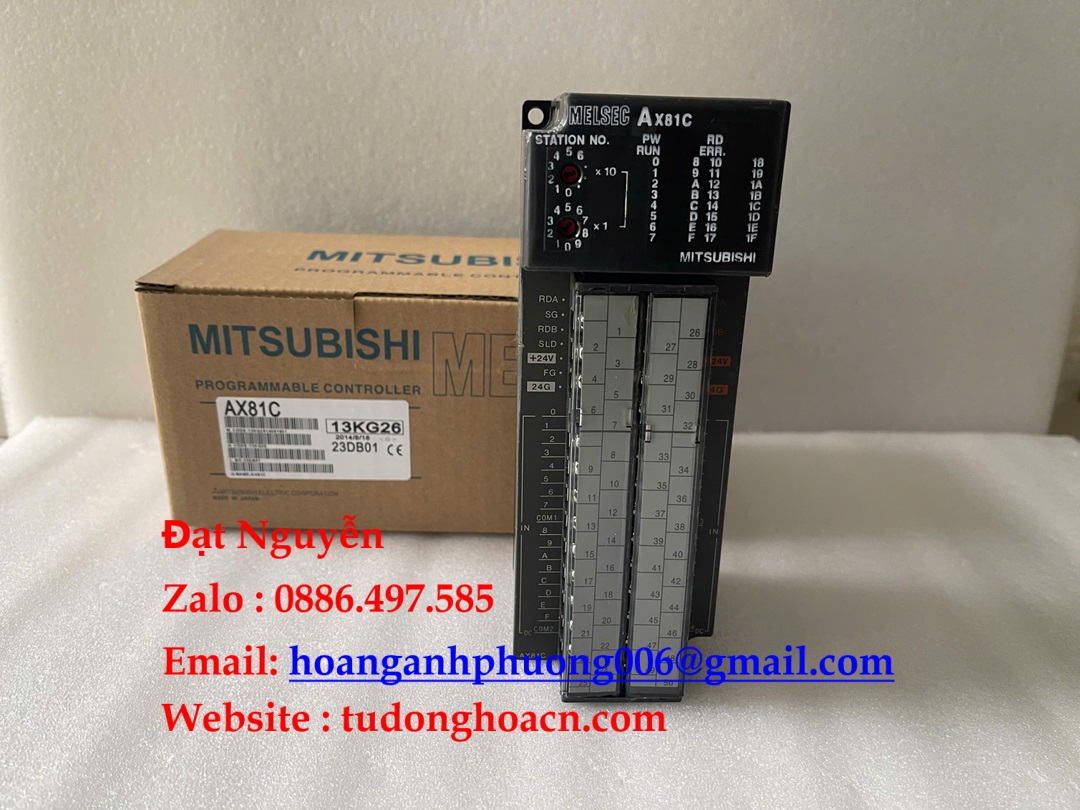 AX81C mô đun đầu vào chính hãng Mitsubishi nhập trực tiếp