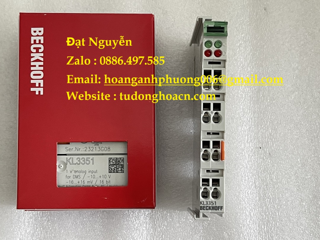 Phân Phối KL3351 Beckhoff Chính Hãng Tại Việt Nam