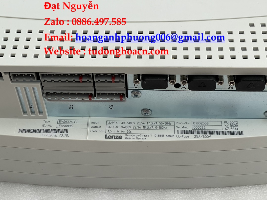 Phân Phối Biến Tần EVS9326-ES Lenze Chính Hãng Tại Việt Nam