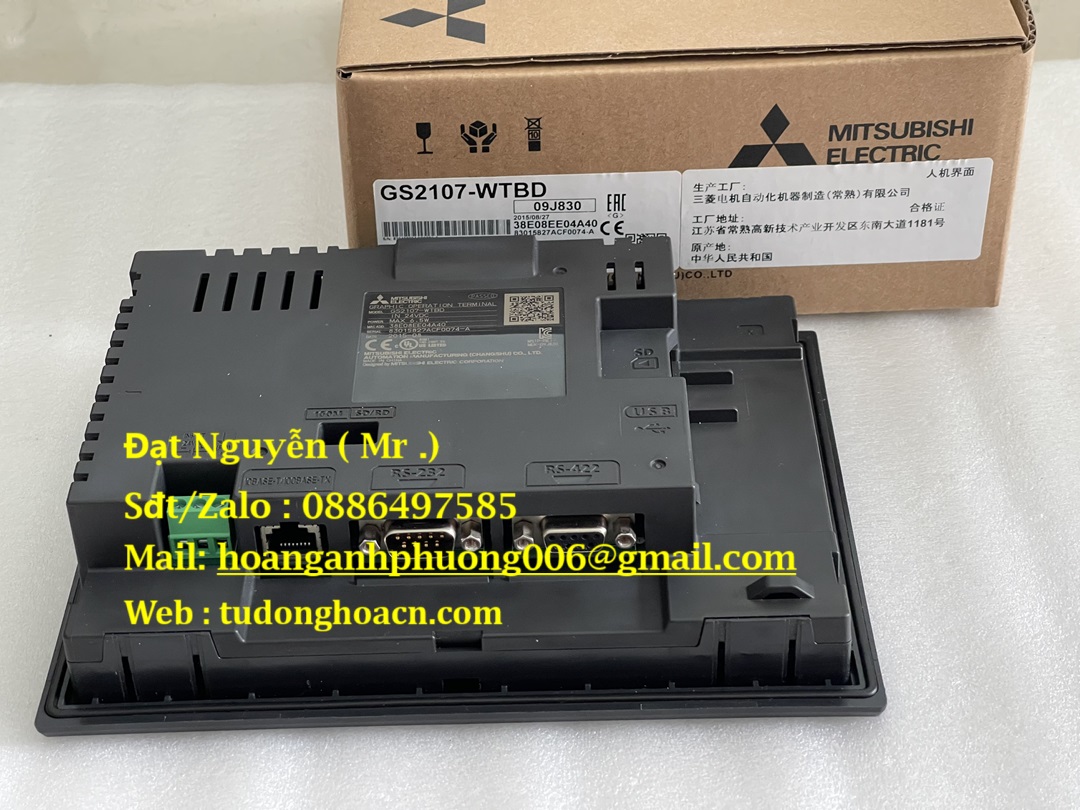 Bộ Màn Hình Công Nghiệp Mitsubishi GS2107-WTBD Giải Pháp