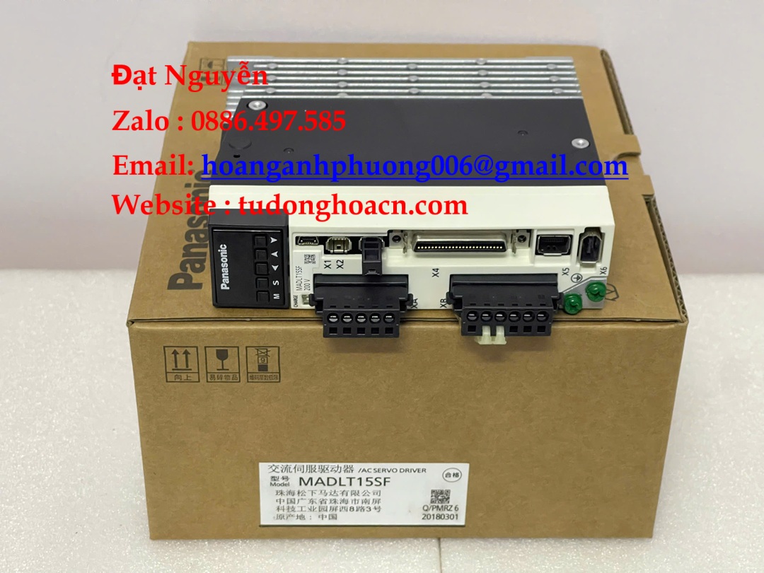 Bộ Điều Khiển Servo Panasonic MADLT15SF MINAS A6S