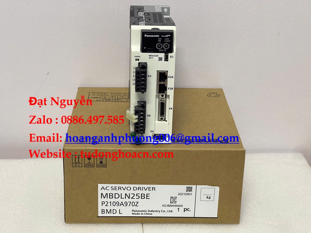 MBDLN25BE Bộ điều khiển Panasonic công suất 2.5kW, MINAS A6