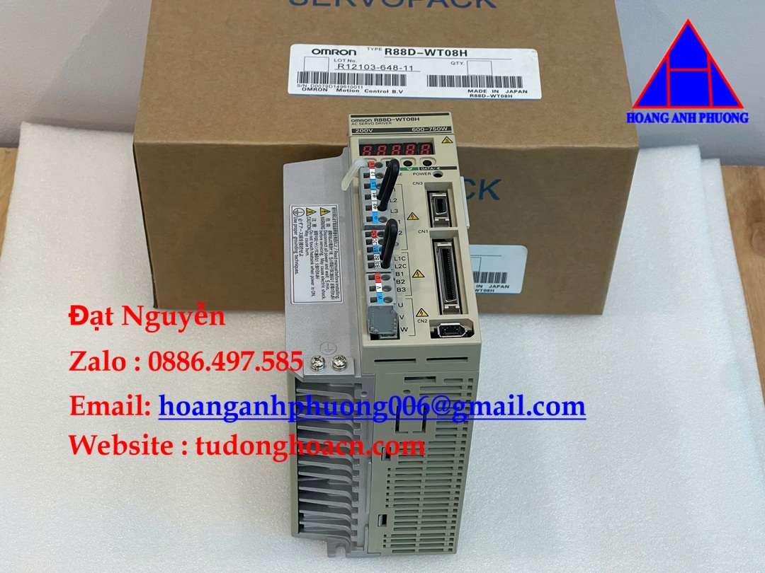 R88D-WT08H OMRON Servo Driver OMNUC W-Series 750W 200V 3P