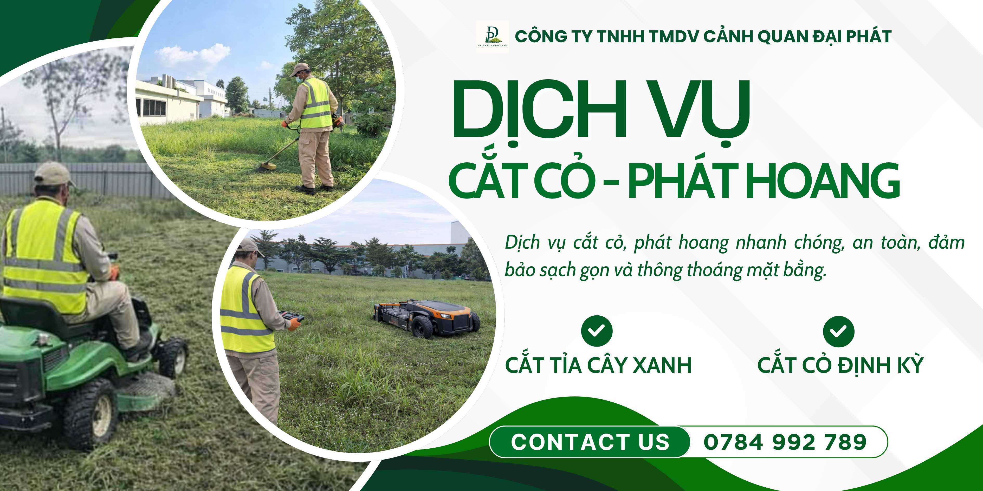 CẮT CỎ ĐỊNH KỲ GIÁ RẺ TẠI KCN AMATA, LONG BÌNH, ĐỒNG NAI